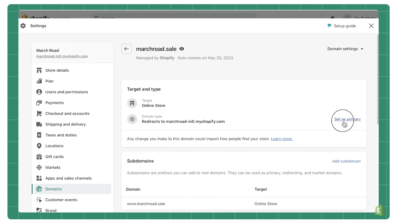 Step 2: Domain & Hosting